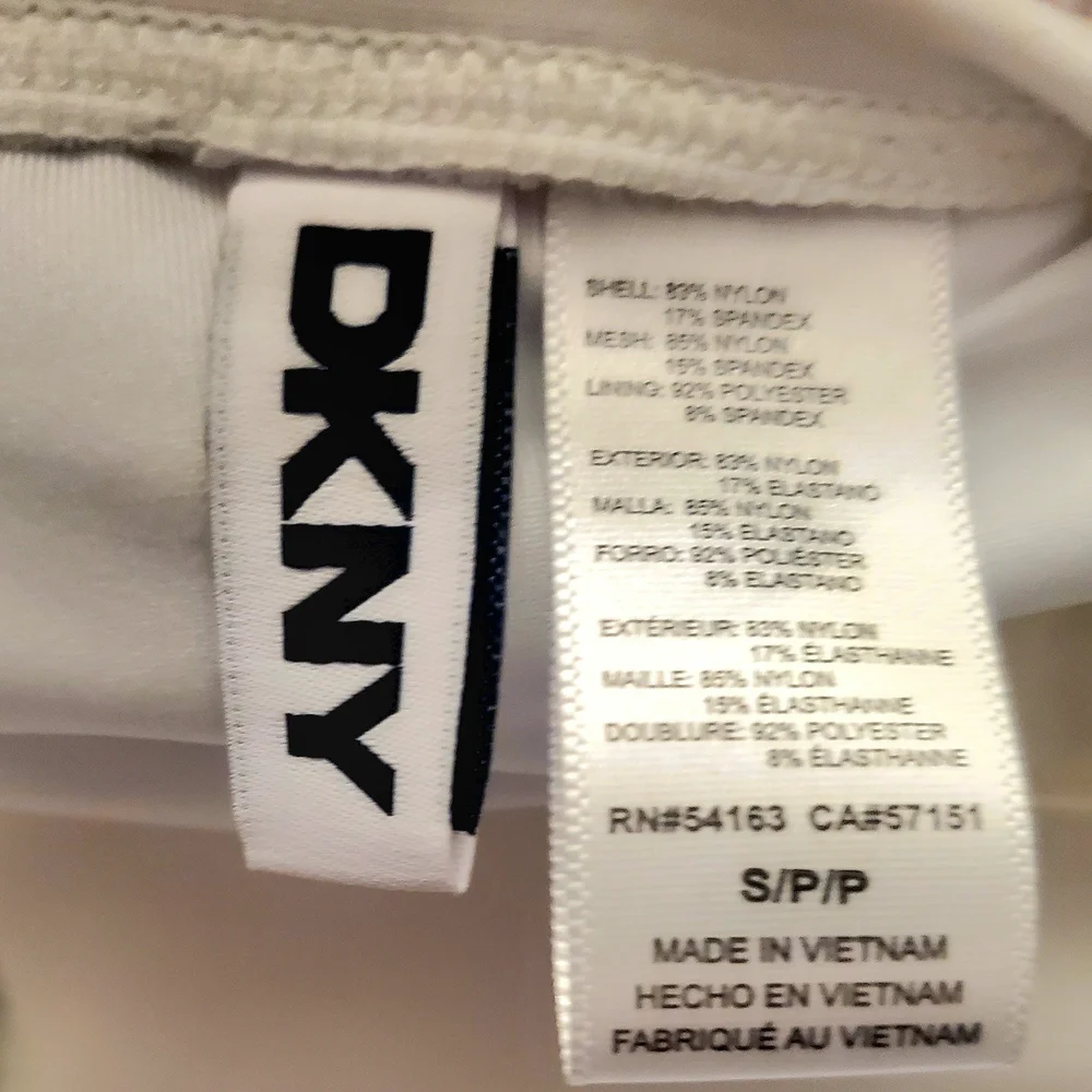DKNY White Women's One Piece Swimsuit - Picture 3 of 5